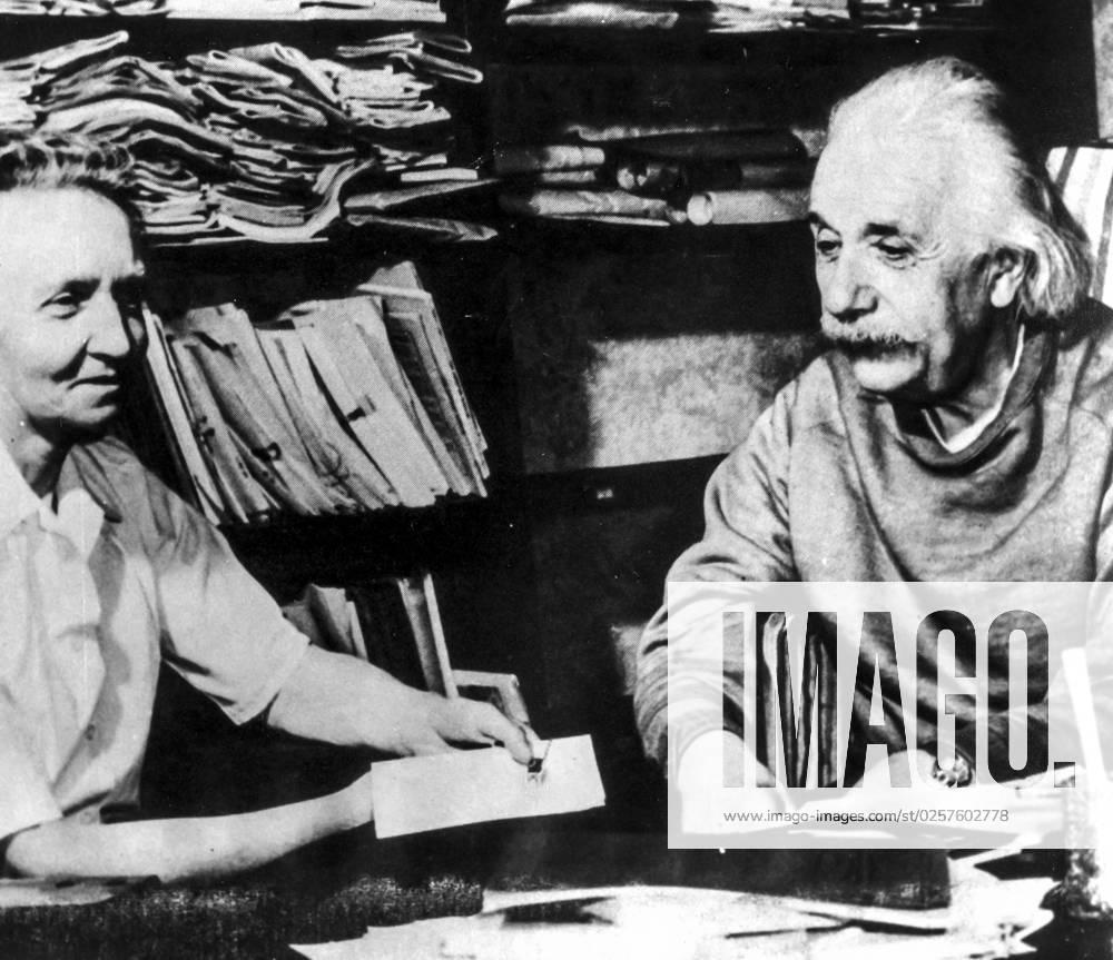 Albert Einstein and Irene Joliot-Curie, c 1940 Albert Einstein and Irene Joliot-Curie, c 1940