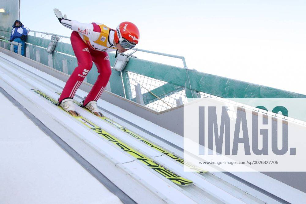 NORDIC COMBINED - Nordic Opening, Kuusamo KUUSAMO,FINLAND,25.NOV.16 - NORDIC SKIING, NORDIC COMBINED, Ski jumping Skispringen Ski nordisch - Nordic Opening, large hill, men, training. Image shows Eric Frenzel (GER). GEPAxpictures Klansek