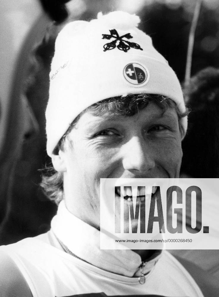 Pirmin Zurbriggen (Schweiz) hat gut lachen Alpiner Skilauf Herren Weltcup 1987 1988, Welt-Cup, World, Worldcup, WC, Ski Alpin, Skisport Porträt Bad Kleinkirchheim Freude,
