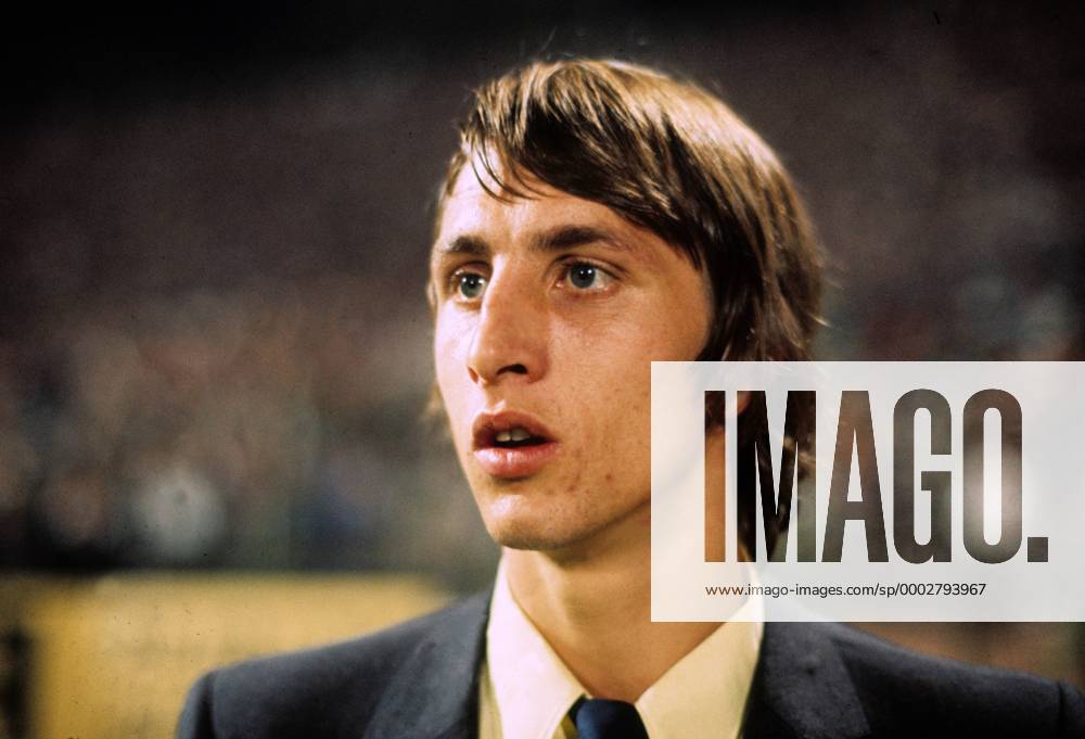 Johan Cruyff (Niederlande) - Fußball Herren Nationalmannschaft 1972 Porträt Aufnahmedatum geschätzt Fußball Herren Nationalmannschaft 1972 Porträt Aufnahmedatum geschätzt