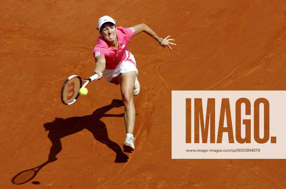 Justine Henin (Belgien) - (pan20670) Tennis Damen French Open 2007, Grand Slam, WTA Tour, Finale, Endspiel Einzelbild Roland Garros Paris Anstrengung, Dynamik, Tennis Damen French Open 2007, Grand Slam, WTA Tour, Finale, Endspiel Einzelbild Roland Garros Paris Anstrengung, Dynamik,