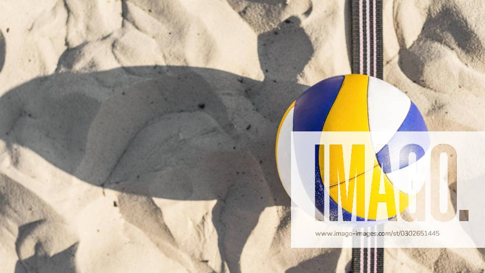 Laid flat Volleyball beach Sand