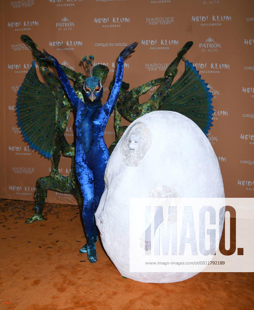 Heidi Klum and Tom Kaulitz attend Heidi Klum s 22nd Annual Halloween Party presented by PATRON EL ALTO at Marquee in New York. New York USA - ZUMAp281 20231031_zea_p281_120