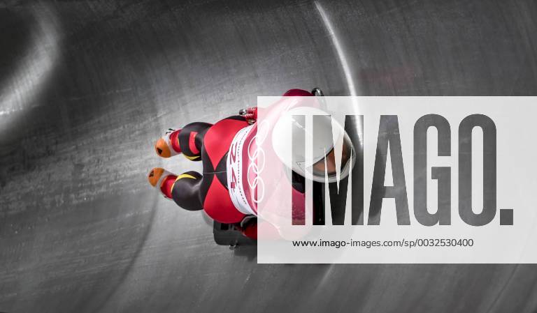 - SPORT 15th February 2018, Pyeongchang, South Korea; 2018 Winter Olympic Games Olympische Spiele Olympia OS Day 6; Olympic Sliding Centre; Wenqiang Geng (CHN) on the track during Heat 2 of the Mens Skeleton ActionPlus11987372
