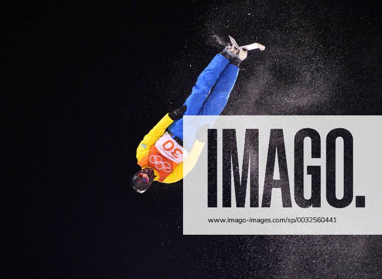 - SPORT (180217) -- PYEONGCHANG, Feb. 17, 2018 -- Ildar Badrutdinov of Kazakhstan jumps during warm-up of men s aerials qualification match of freestyle skiing at 2018 PyeongChang Winter Olympic Games Olympische Spiele Olympia OS at Phoenix Snow Park, PyeongChang, South Korea, Feb. 17, 2018. ) (SP)OLY-SOUTH KOREA-PYEONGCHANG-FREESTYLE SKIING-MEN S AERIALS-QUALIFICATION LuixSiuxWai