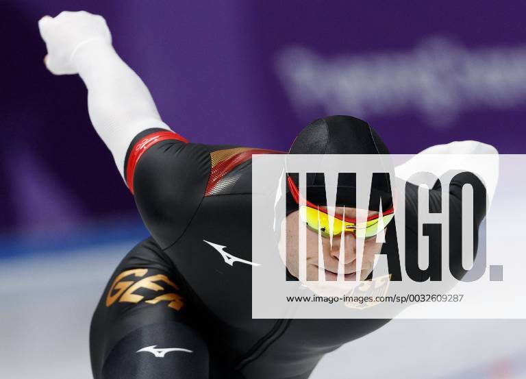 - SPORT February 19, 2018 - Gangneung, South Korea - Speed skater Nico Ihle of Germany compete during the Mens Speed skating Eisschnelllauf 500M final at the PyeongChang 2018 Winter Olympic Games Olympische Spiele Olympia OS at Gangneung Oval on Monday February 19, 2018. PyeongChang 18: Speed Skating Men - ZUMAj89_ 20180219_zaf_j89_052