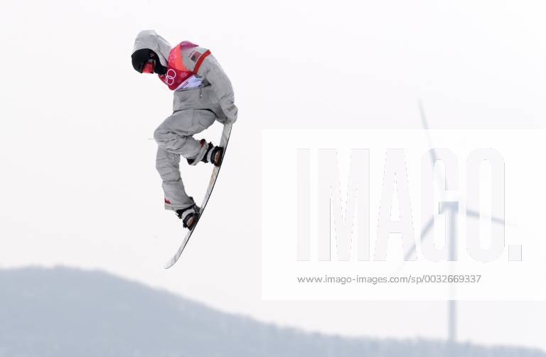 Kyle Mack of USA competes in the Mens Snowboard Big Air during day fifteen of the 2018 Winter Olympics on February 24, 2018 in Pyeongchang Photo Carl Sandin BILDBYRAN Code CS 579099 320