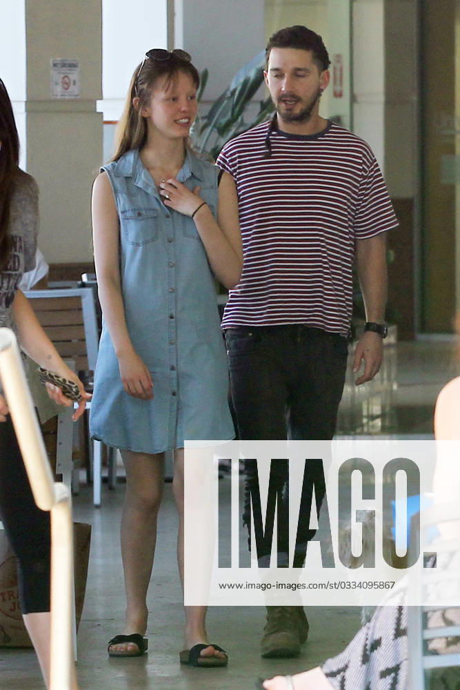 EXCLUSIVE: Shia LaBeouf still proudly sports his rattail braid as he spends the day with girlfriend Mia Goth in Los Angeles 133684, EXCLUSIVE: Shia LaBeouf still proudly sports his rattail braid as he spends the day with girlfriend Mia Goth in Los Angeles, despite a recent offer from company Terminix who offered to pay the controversial star $10,000 to the charity of his choice if he would cut it. Los Angeles, California - Saturday March 07, 2015., Credit:Sam Sharma, PacificCoastNews Avalon USA, Los Angeles