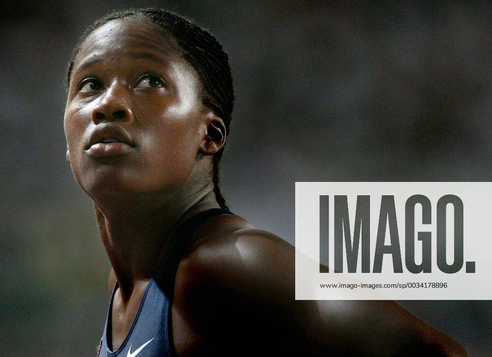 20070826 - OSAKA, JAPAN: US Lauryn Williams competes during the 100 Metres Women quarter final of the 11th IAAF World championships in Athletics in the Nagai stadium of Osaka, Sunday 26 August 2007. ERICxLALMAND x7288662x