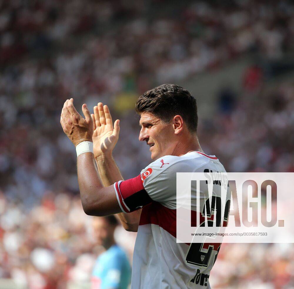 VfB Stuttgart Atletico Madrid Germany Stuttgart 05 08 2018 Football Bundesliga Season 2018 2019 Test match VfB Stuttgart Atlético Madrid Mario Gomez VfB Stuttgart