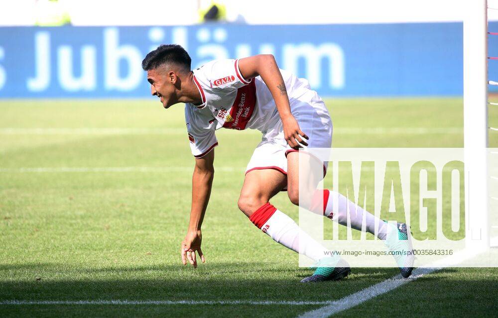VfB Stuttgart Atletico Madrid Germany Stuttgart 05 08 2018 Football Bundesliga Season 2018 2019 Test match VfB Stuttgart Atlético Madrid Nicolas Gonzalez VfB Stuttgart