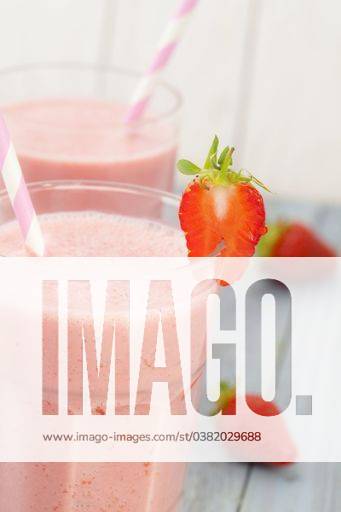 A shallow focus shot of delicious strawberry smoothie - healthy lifestyle concept 754735 RECORD DATE NOT STATED