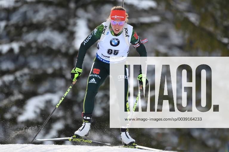 Preview Biathlon World Championships 2019 in Oestersund SWE Archivfoto Laura DAHLMEIER GER Aktion Einzelaktion Einzelaktion Single frame clipping whole body whole figure 7 5km Sprint of the women women on 17 01 2019 IBU Biathlon World Cup 2019 in Ruhpolding Season 2018 19 Â