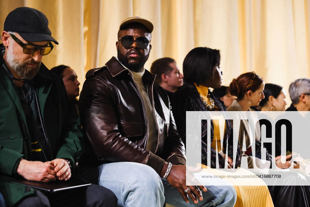 Milan, Milan Fashion Week: Womenswear Fall Winter 2024-2025 - Women s Fashion Autumn Winter 2024-2025 - Bally Fashion Show - Catwalk. Pictured: Winston Duke