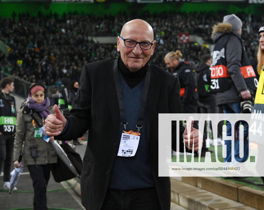 Football, UEFA Europa League 2019 20, Group Stage, 4 Matchday, Borussia Moenchengladbach AS Rome 2 1, Gladbacher EX Goalkeeper Wolfgang Kleff Team2