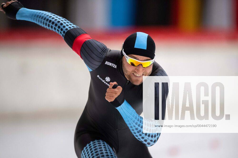 Speed skating Inzell 08 11 2019 Season 2019 2020 German Championships DM 500m Men Men Denny Ihle