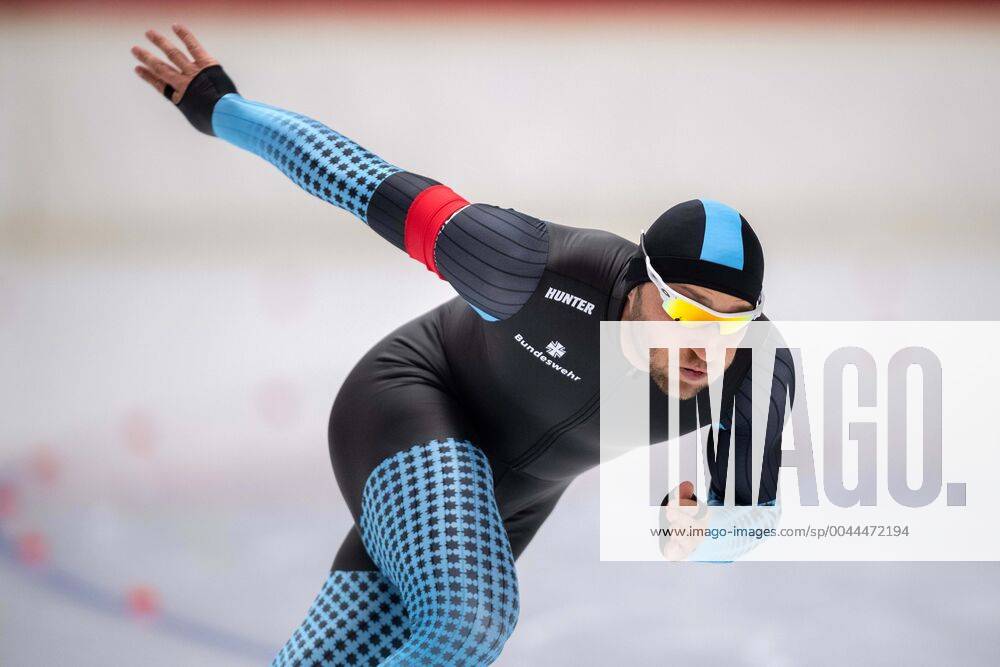 Speed skating Inzell 08 11 2019 Season 2019 2020 German Championships DM 500m Men Men Denny Ihle