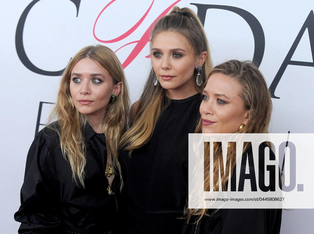 Ashley Olsen, Elizabeth Olsen and Mary Kate Olsen attending the 2016 CFDA Fashion Awards at the Hammerstein Ballroom on June 6, 2016 in New York City Ashley Olsen, Elizabeth Olsen and Mary Kate Olsen attending the 2016 CFDA Fashion Awards at the Hammerstein Ballroom on June 6, 2016 in New York City, Credit:Dennis Van Tine Avalon