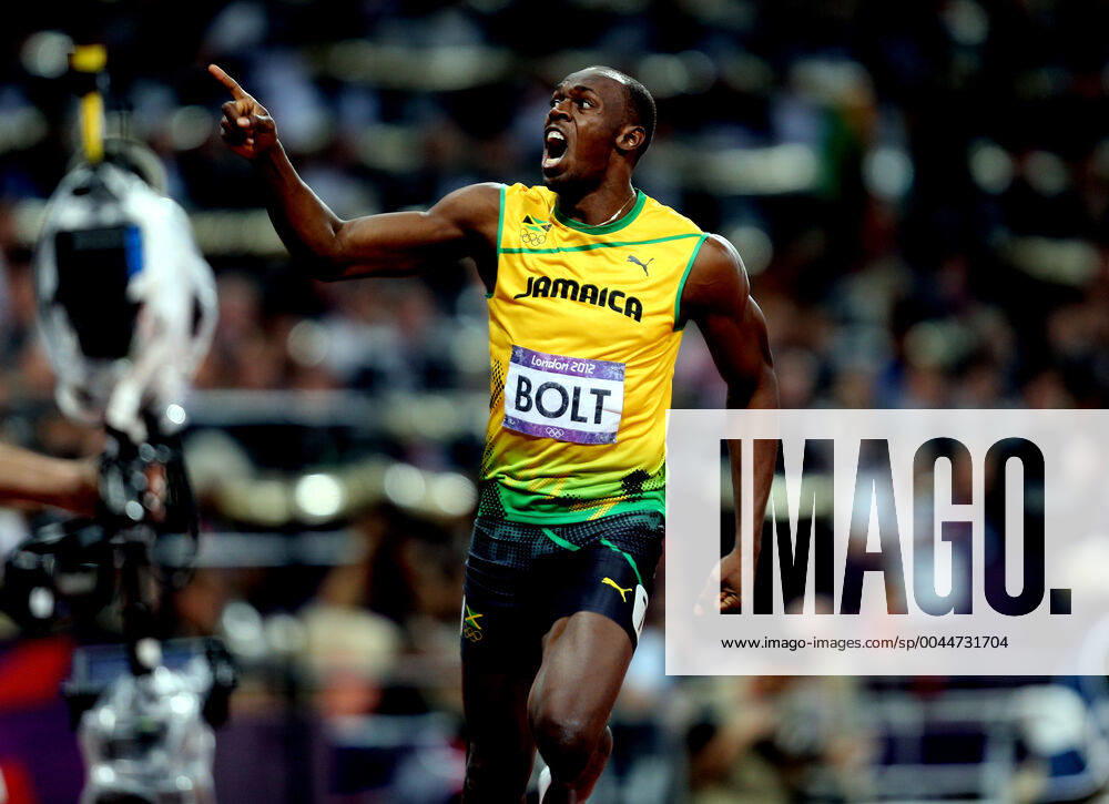 Usain Bolt Wins Gold Jamaica London 2012 Olympic Games, Olympische Spiele, Olympia, OS Mens 200m Final Stratford, London, England 09 August 2012