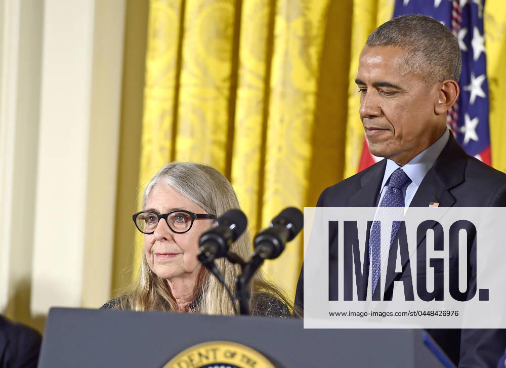Presidential Medal of Freedom Ceremony United States President Barack Obama presents the Presidential Medal of Freedom to mathematician and computer scientist Margaret H. Hamilton during a ceremony in the East Room of the White House in Washington, DC on Tuesday, November 22, 2016. The Presidential Medal of Freedom is the Nation’s highest civilian honor. Photo Credit: Ron Sachs CNP AdMedia Washington District of Columbia United States of America