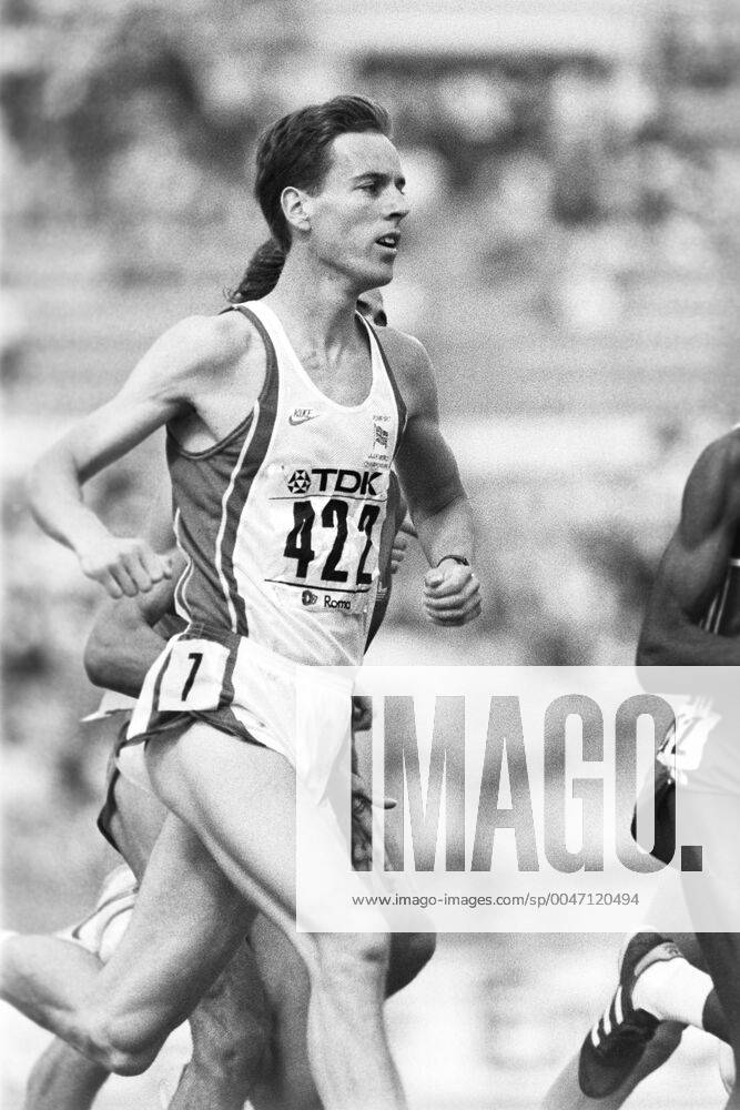 Athletics, World Athletics Championships Steve Crabb of Great Britain during 1500 m at The World Athletics Championships on September 6, 1987 in Rome, Italy BILDBYRAN,