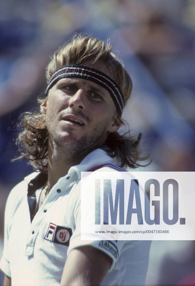 Tennis Bjorn Borg (SWE) at the 1980 US Open Tennis Championships New York Flushing Meadows NY USA
