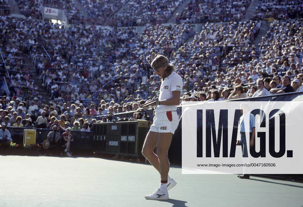 Tennis Bjorn Borg (SWE) at the 1980 US Open Tennis Championships New York Flushing Meadows NY USA