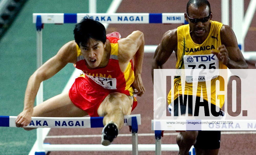 Athletics, World Athletics Championships Gold medalist Xiang Liu of China during 110 m hurdles at The World Athletics Championships on August 31, 2007 in Osaka, Japan BILDBYRAN,