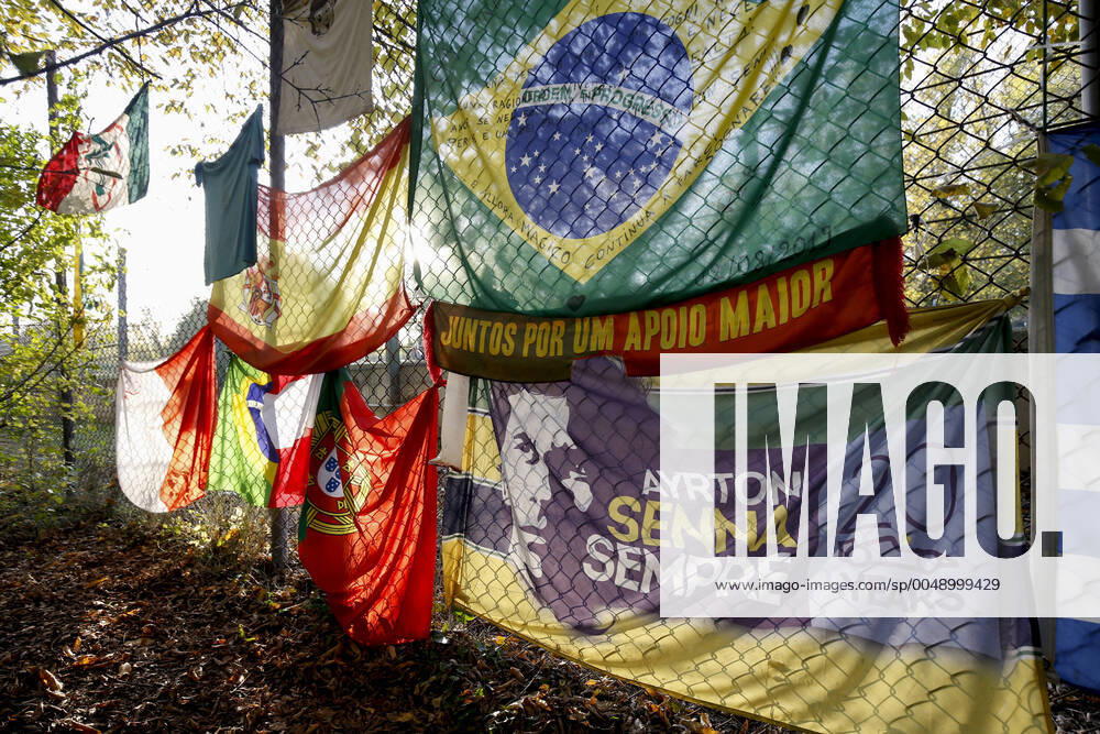 Motorsports FIA Formula One World Championship 2020, Grand Prix of Emilia Romagna, Tributes to Ayrton Senna Imola Italy