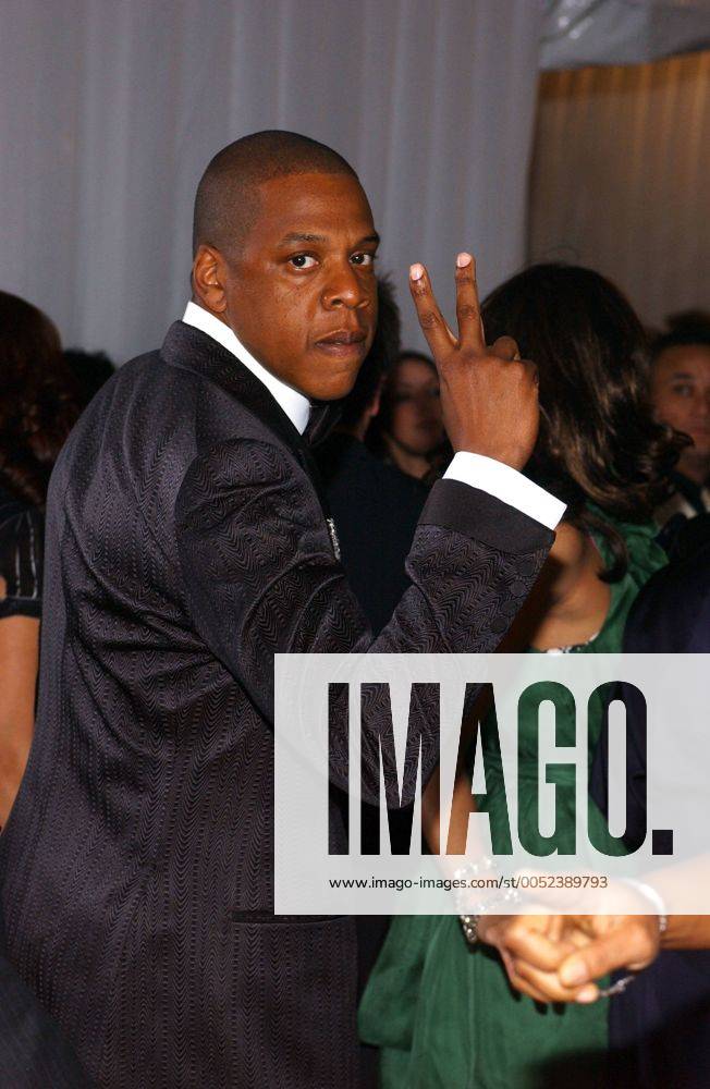 Rapper Jay Z anlässlich der 50. Annual Grammy Awards in Los Angeles