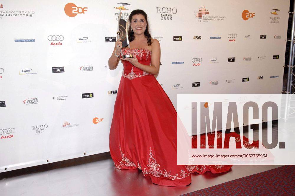 Mezzosopranistin Cecilia Bartoli anlässlich des Echo der Klassik 2008 in München