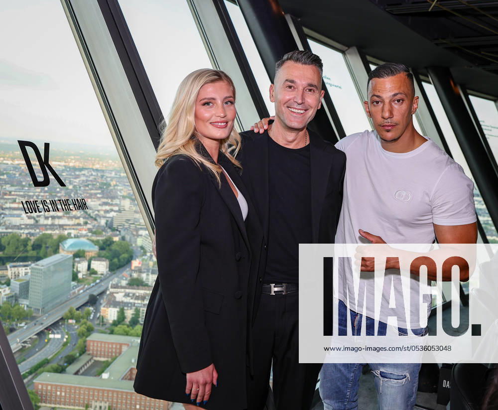 Dashi Krasnisic VIP Launch Dinner, Dashi Krasnic with Luna Schweiger and Farid Bang Düsseldorf qomo Restaurant NRW Germany