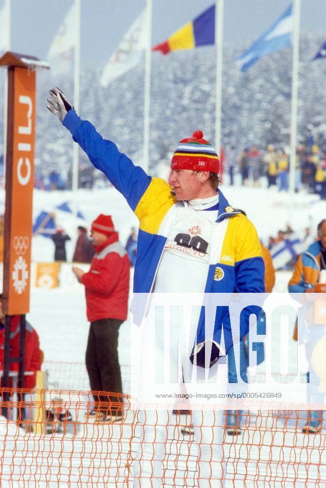 Gunde Svan (Schweden) Nordischer Skilauf OS Winter Herren Olympische Spiele 1984, Winterspiele, Ski Nordisch, Skisport Einzelbild Sarajevo