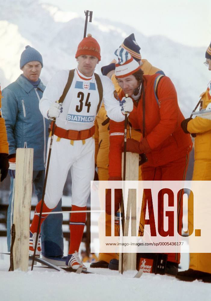 Aleksandr Tikhonov (UdSSR) Biathlon OS Winter Herren Olympische Spiele Innsbruck 1976, Winterspiele Gruppe Seefeld
