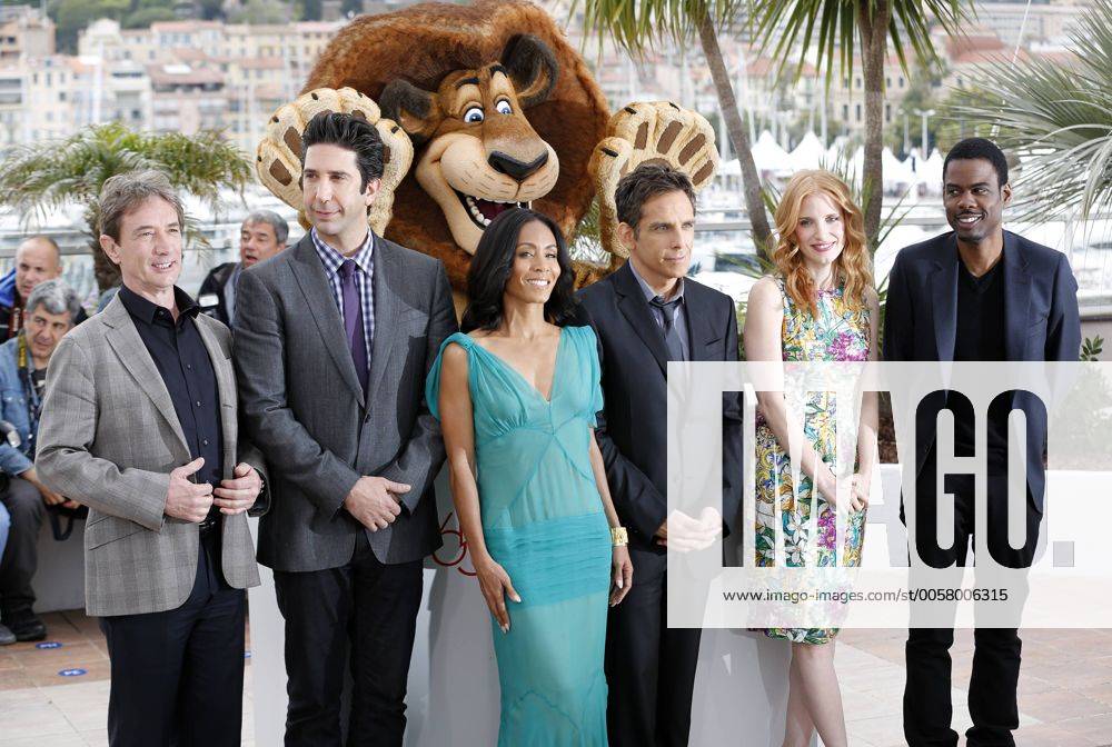 Madagascar 3: Europe s Most Wanted photocall, 65th Cannes Film Festival, May 18, 2012 Actors Martin Short, David Schwimmer, Jada Pinkett Smith, Ben Stiller, Jessica Chastain, Chris Rock attending for the Madagascar 3: Europe s Most Wanted photocall at the 65th Cannes Film Festival, Cannes, May 18, 2012 Foto:xD.xBedrosianx xFuturexImage ku