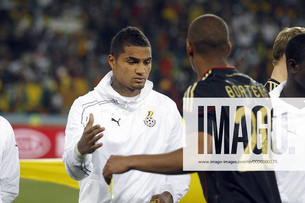Fussball Weltmeisterschaft 2010, Vorrunde, GHANA - DEUTSCHLAND 0-1 Kevin Prince Boateng (Ghana, L) und Jerome Boateng (Deutschland) -