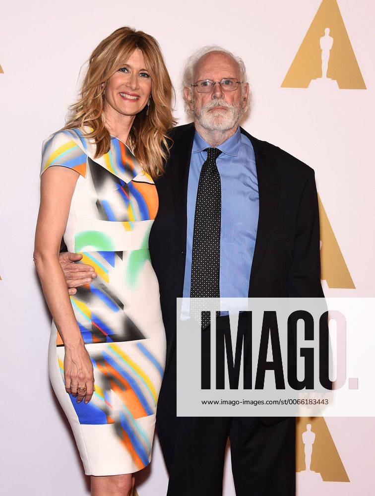 Feb. 2, 2015 - Beverly Hills, California, U.S. - Laura Dern & Bruce Dern arrives for the Oscar 2015 Nominee Luncheon at the Beverly Hilton. - ZUMAo05