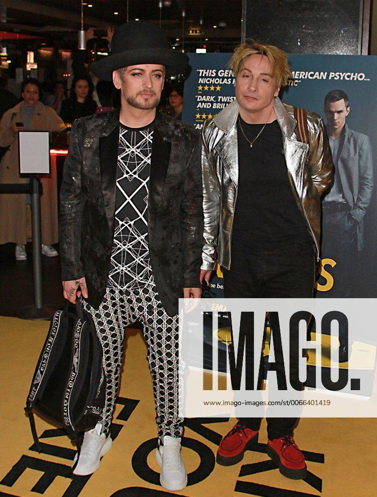 Kill Your Friends - VIP Film Screening London, UK. Boy George & Marilyn at Kill Your Friends - VIP Film Screening, at Curzon Soho, London UK, 27 October 2015. LMK394-58407-281015
