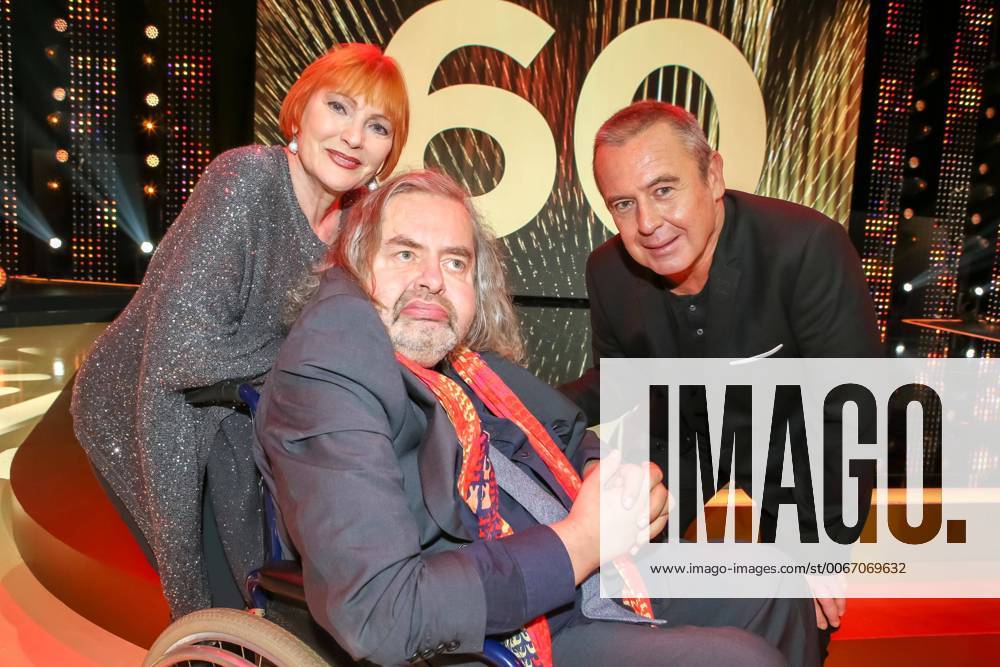 ORF-Zentrum, GREAT MOMENTS - 60 Jahre ORF , die TV-Show zum runden Geburtstag im Bild: Hermes Phettberg, Chris Lohner, Udo Huber