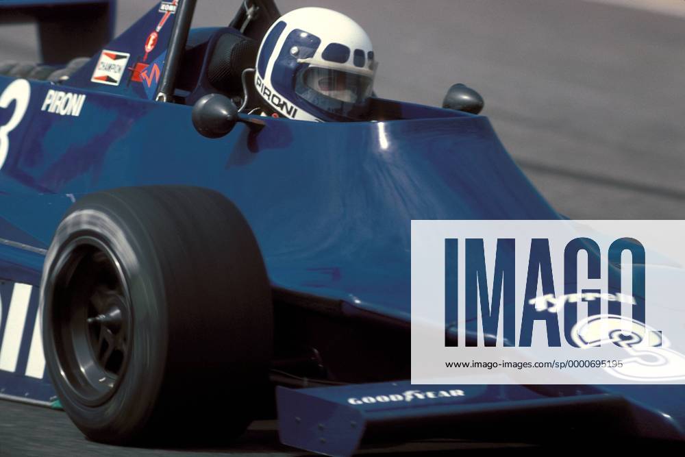 Didier Pironi (Frankreich Tyrrell-Cosworth) in seinem Boliden Motorsport Grand Prix Herren Großer Preis von Argentinien 1979, Formel 1 Weltmeisterschaft, F1, F, GP, WM, Vdia Einzelbild Buenos Aires