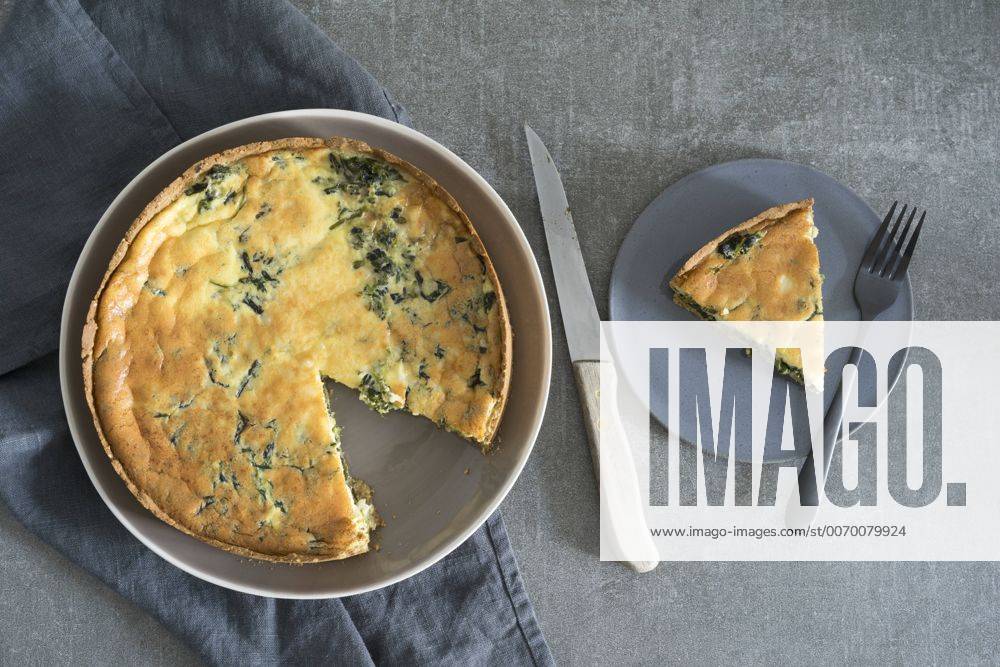 Low carb spinach quiche ECF001846