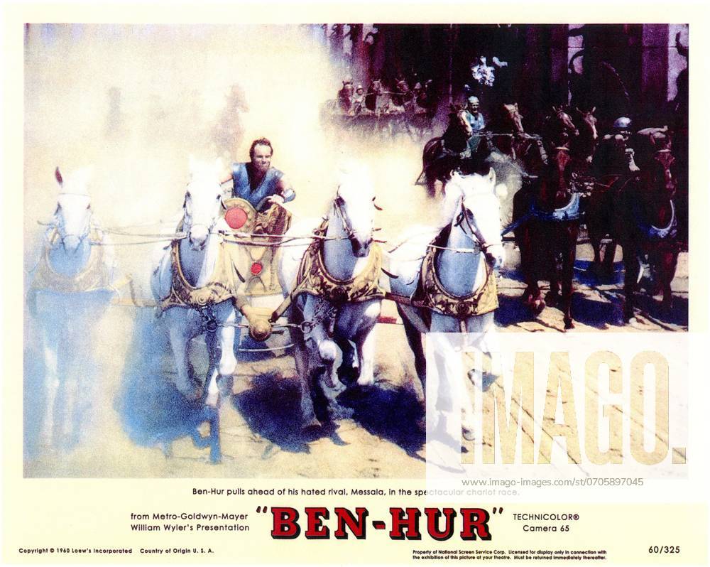 Ben-Hur (1959) - filmstill Ben-Hur (1959) Lobby card with Charlton Heston - - -