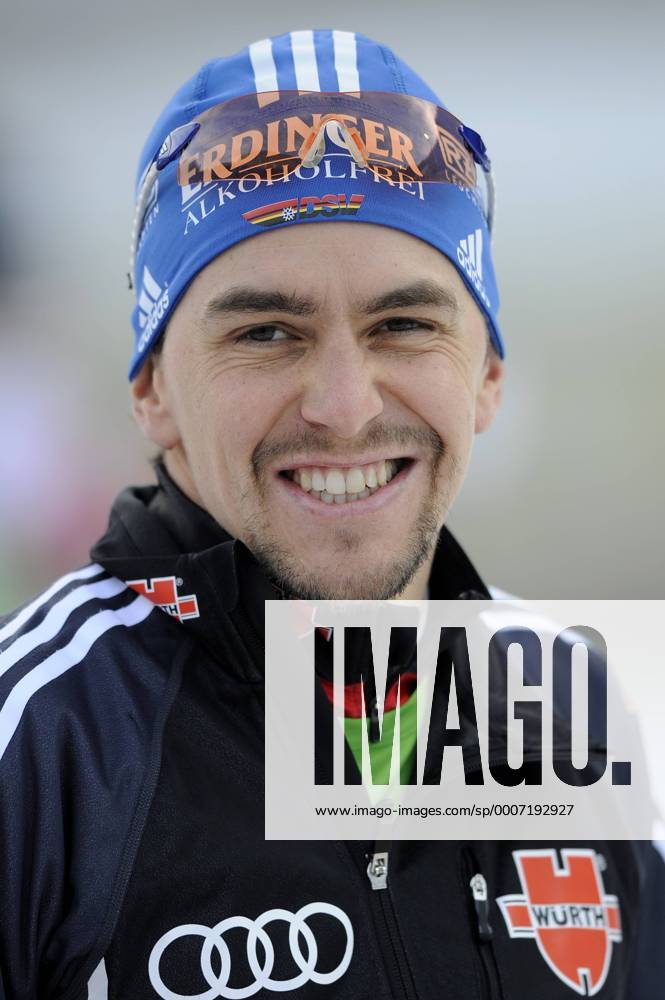 Michael GREIS (GER), - Verfolgung - Biathlon Verfolgungswettkampf 12,5km der Männer. Weltcup in Ruhpolding am 16.01.2011.