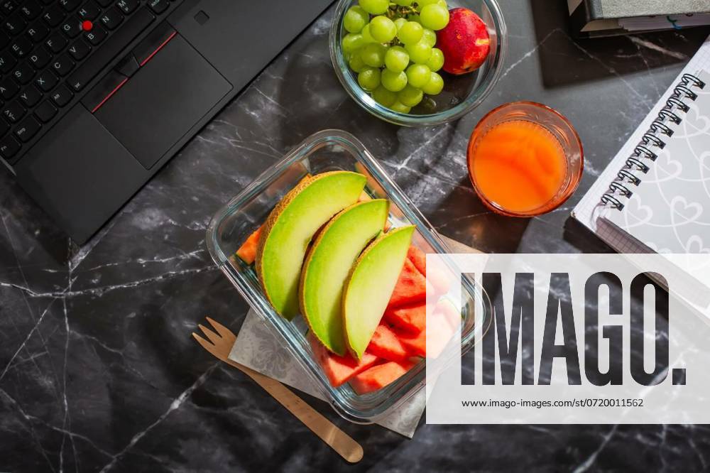 Healthy snack at office workplace, organic vegan meals from take away lunch box, Healthy snack at office workplace, organic vegan meals from take away lunch box, Healthy snack at office workplace, organic vegan meals from take away lunch box, 14.08.2023,