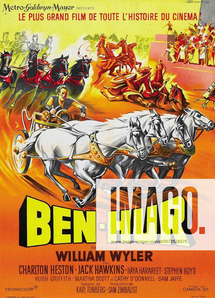 Ben Hur , the 1959 epic of all biblical epics starring Charlton Heston and Jack Hawkins. WHA !ACHTUNG AUFNAHMEDATUM GESCHÄTZT!