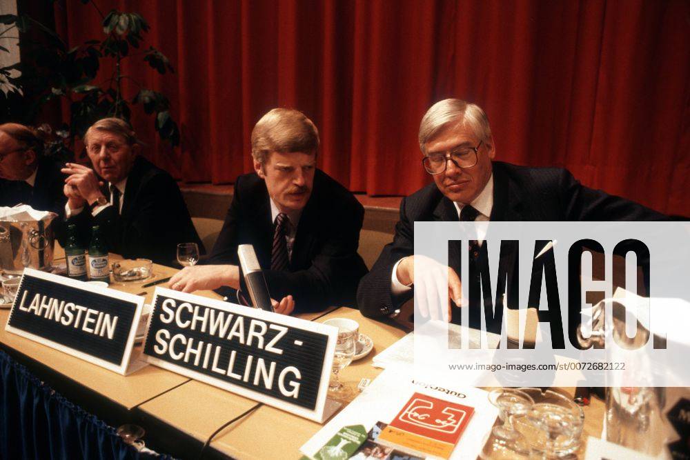 Christian Schwarz-Schilling (re., CDU) und Manfred Lahnstein (SPD)