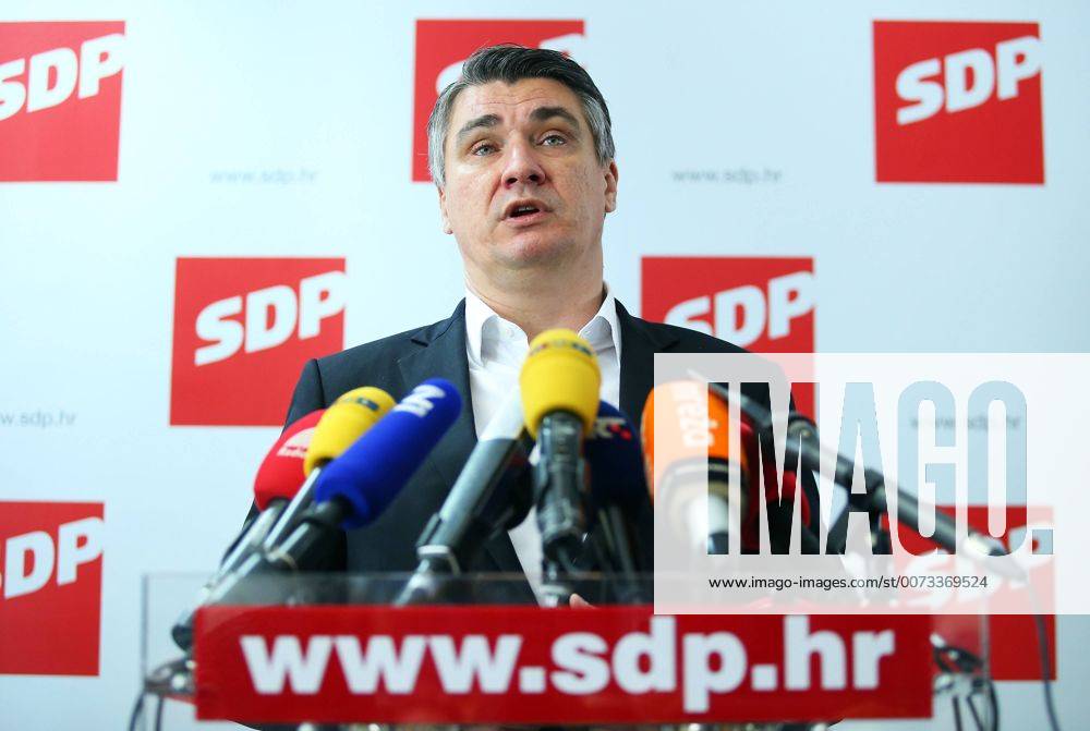 Zoran Milanovic kandidiert nicht für das Präsidentenamt in Kroatien Zoran Milanovic held a press conference at which he confirmed that he will not run for president of the SDP 12.09.2016., Croatia, Zagreb, Iblerov trg - After the parliamentary elections in which the HDZ party took a relative victory, the SDP leader and former Prime Minister Zoran Milanovic held a press conference at which he confirmed that he will not run for president of the SDP. JuricaxGaloic PIXSELL
