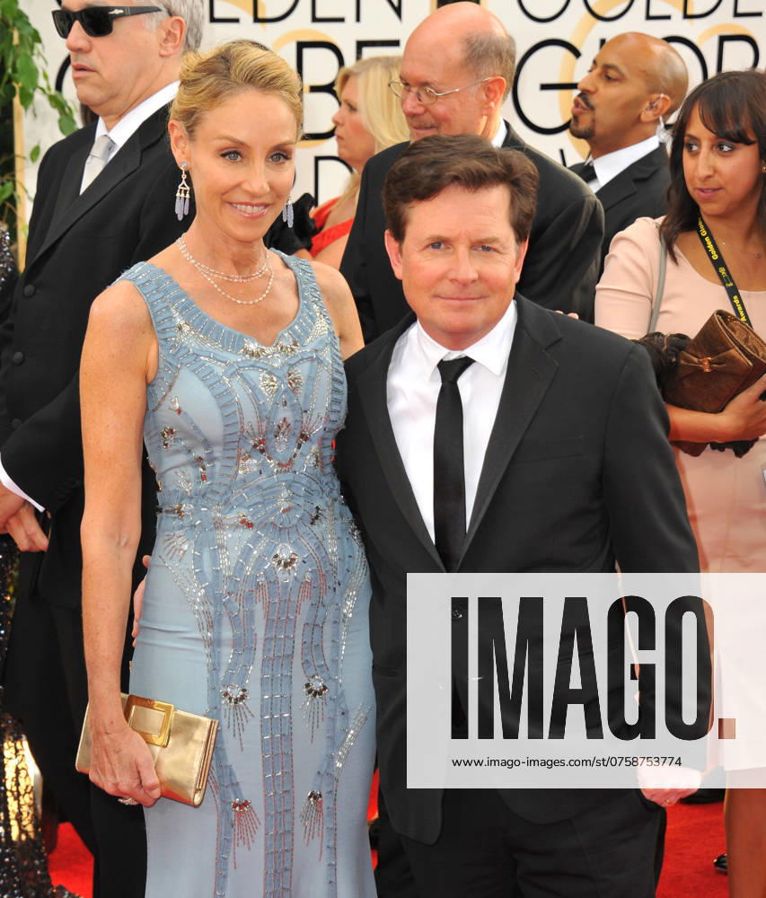 Tracy Pollan and Michael J. Fox at the 71st Annual Golden Globe Awards aka Golden Globes in Los Angeles - 12 January 2014 HB00009