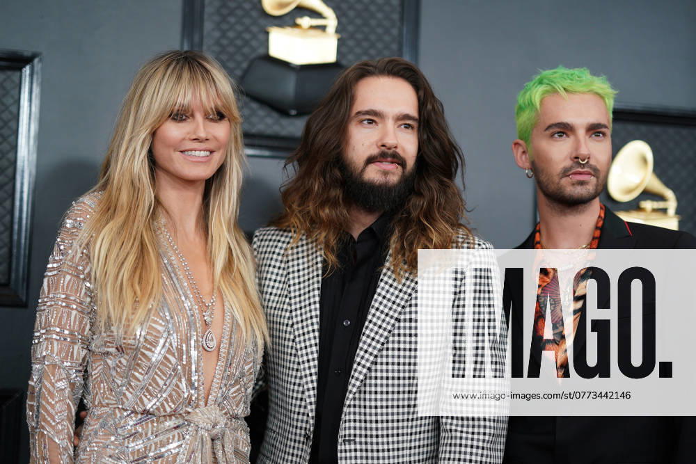 62nd Annual GRAMMY Awards - Arrivals 26 January 2020 - Los Angeles, California - Heidi Klum, Tom Kaulitz, Bill Kaulitz. 62nd Annual GRAMMY Awards held at Staples Center. Photo Credit: AdMedia Los Angeles California United States