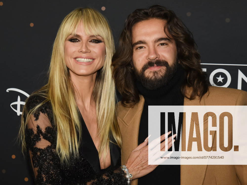 Disney+ Elton John Live: Farewell From Dodger Stadium Yellow Brick Road Event 20 November 2022 - Los Angeles, California - Heidi Klum and Tom Kaulitz. Disney+ Elton John Live: Farewell From Dodger Stadium Yellow Brick Road Event at Dodger Stadium. Photo Credit: Billy Bennight AdMedia Los Angeles California USA